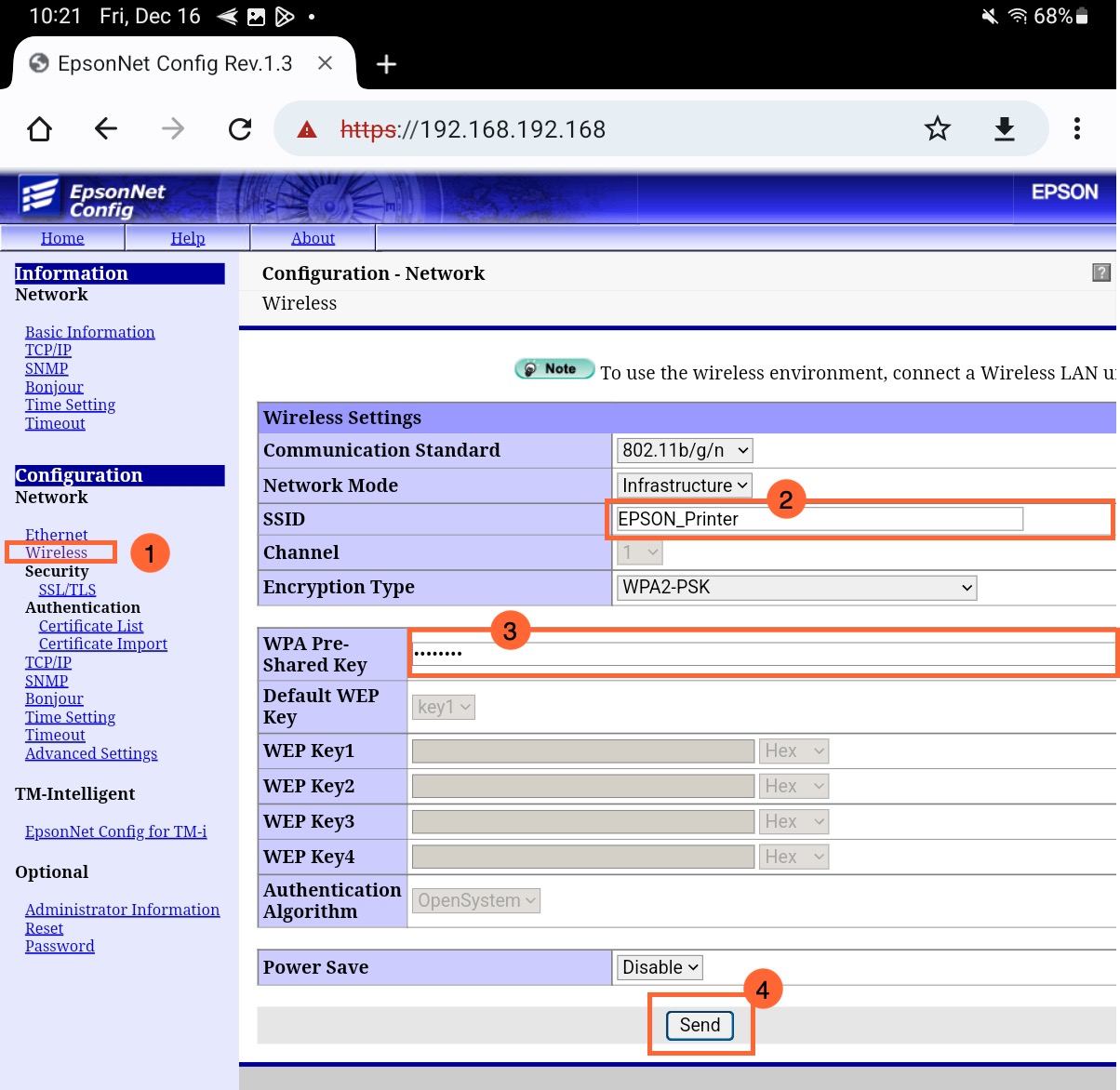 Epson Printer Setup Guide (Wireless EpsonNet)